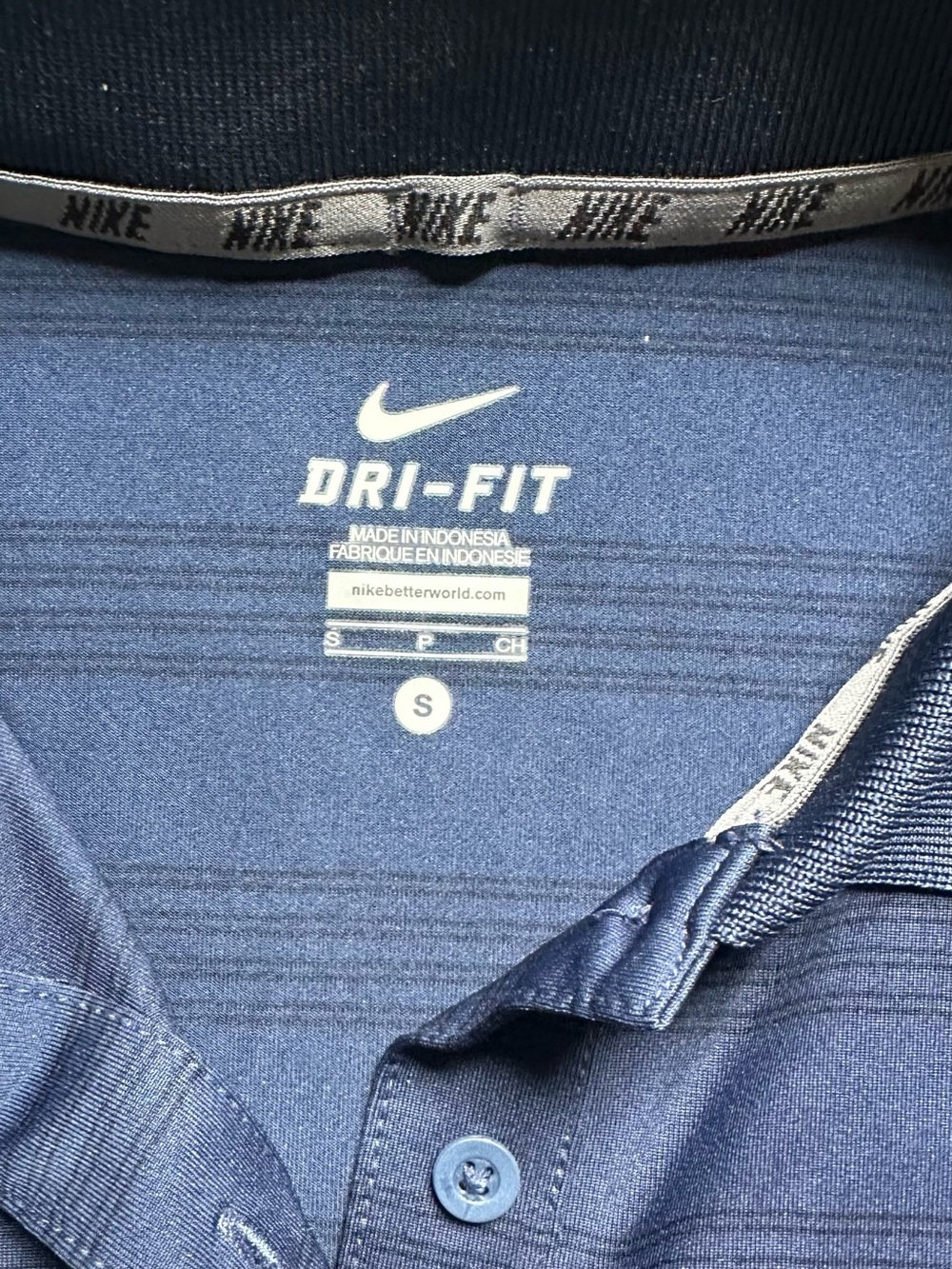 Nike Women's Navy Blue Dri-FIT Polo - Picture 6 of 7